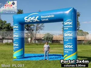 portal inflável promocional sesc fecomércio senac